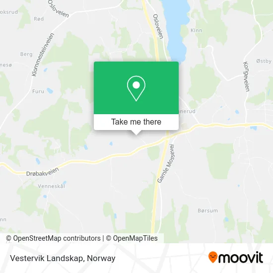 Vestervik Landskap map