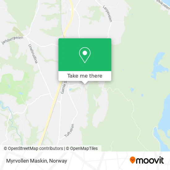 Myrvollen Maskin map