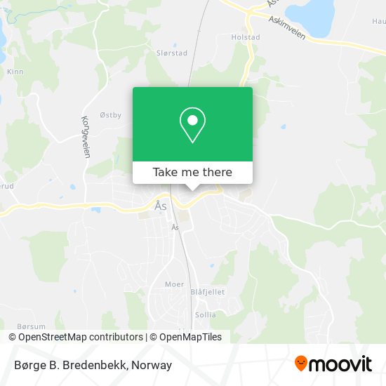 Børge B. Bredenbekk map