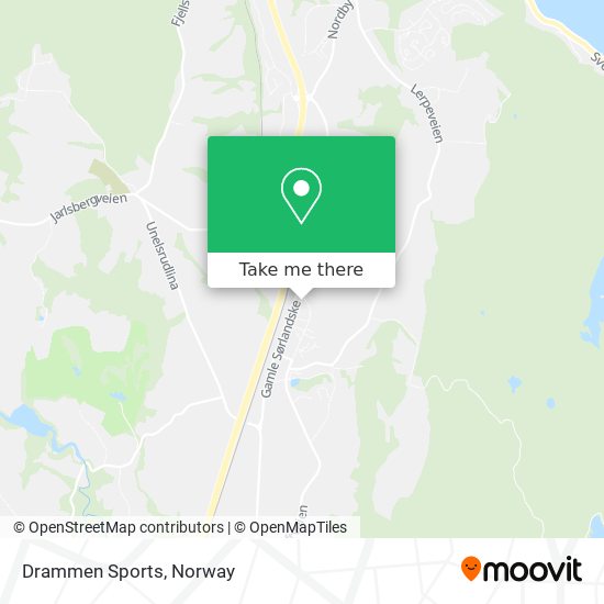 Drammen Sports map