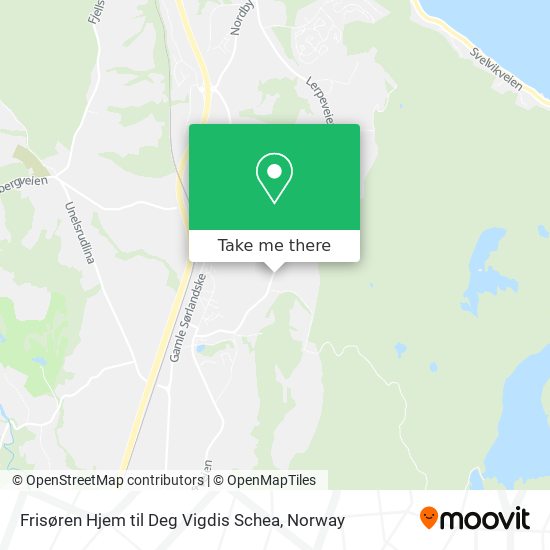 Frisøren Hjem til Deg Vigdis Schea map