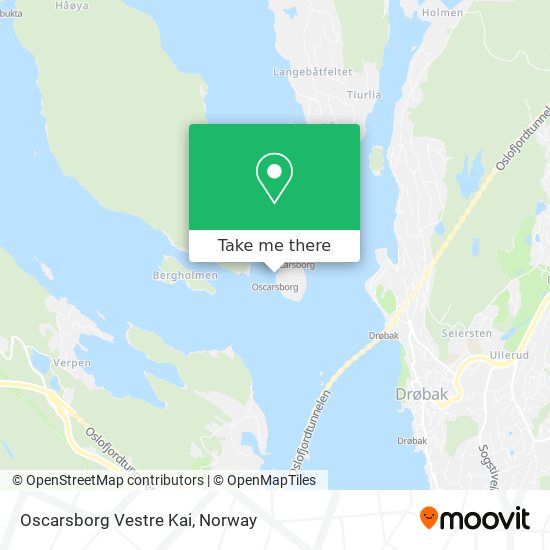 Oscarsborg Vestre Kai map