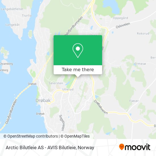 Arctic Bilutleie AS - AVIS Bilutleie map