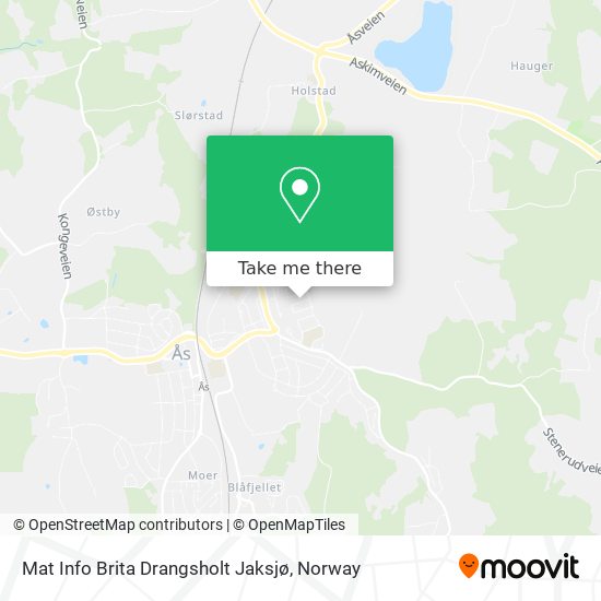 Mat Info Brita Drangsholt Jaksjø map