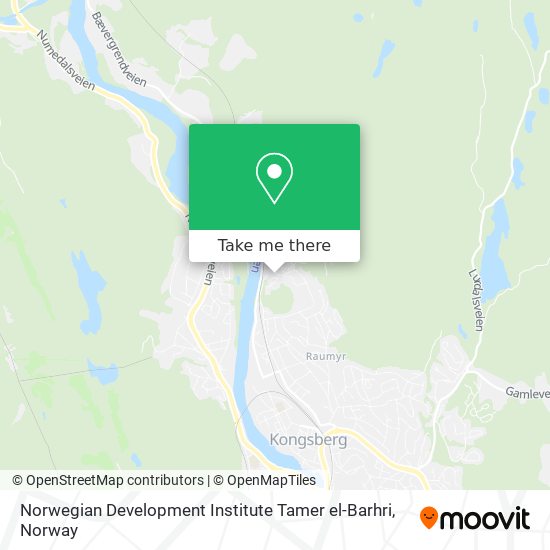 Norwegian Development Institute Tamer el-Barhri map