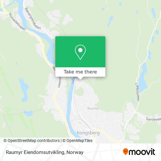 Raumyr Eiendomsutvikling map