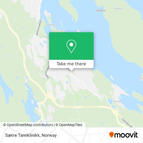 Sætre Tannklinikk map