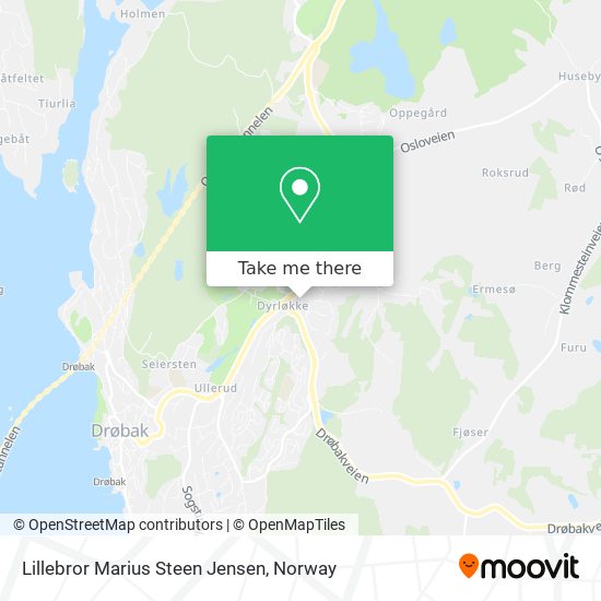 Lillebror Marius Steen Jensen map