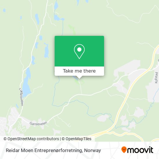 Reidar Moen Entreprenørforretning map