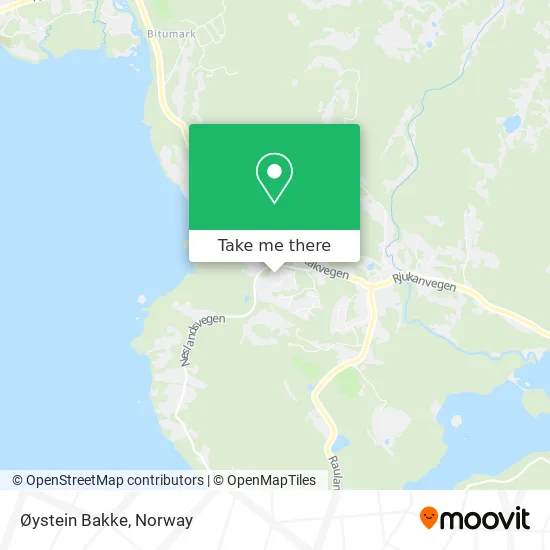 Øystein Bakke map
