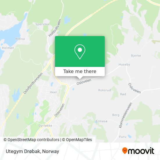 Utegym Drøbak map