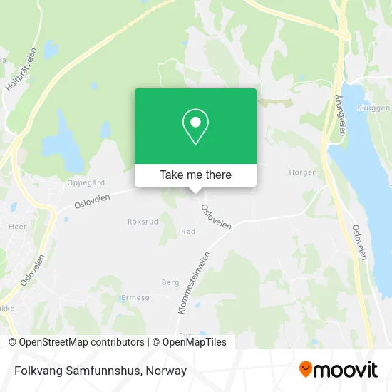 Folkvang Samfunnshus map