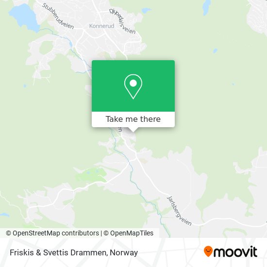 Friskis & Svettis Drammen map