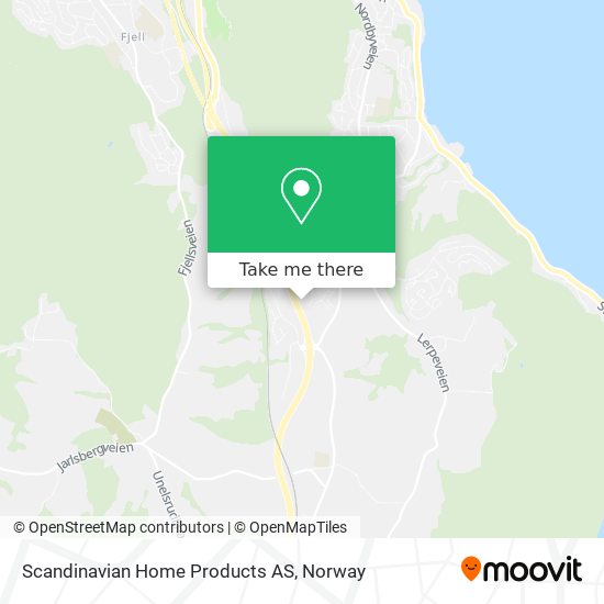 Scandinavian Home Products AS map