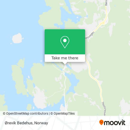 Ørevik Bedehus map