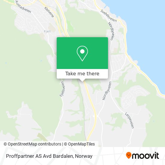 Proffpartner AS Avd Bardalen map