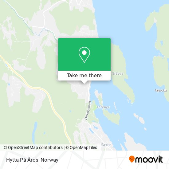 Hytta På Åros map