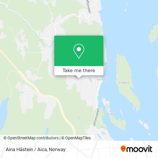 Aina Håstein / Aica map