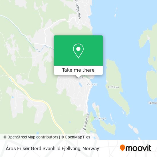 Åros Frisør Gerd Svanhild Fjellvang map