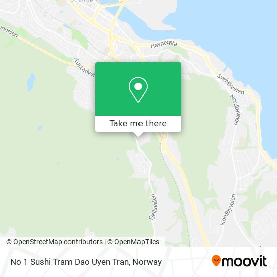 No 1 Sushi Tram Dao Uyen Tran map