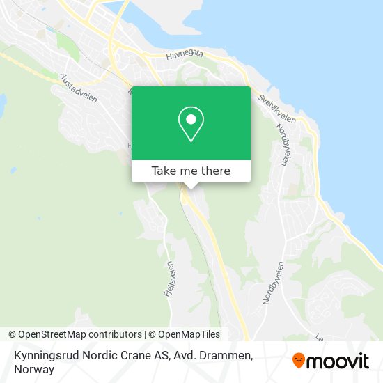 Kynningsrud Nordic Crane AS, Avd. Drammen map
