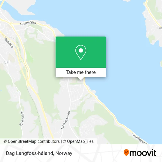 Dag Langfoss-håland map