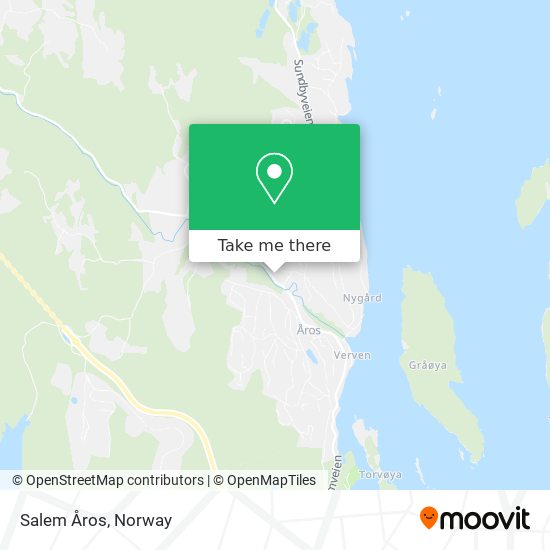 Salem Åros map