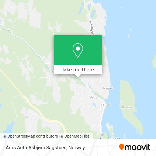 Åros Auto Asbjørn Sagstuen map