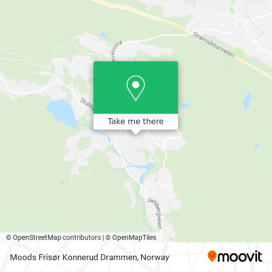 Moods Frisør Konnerud Drammen map