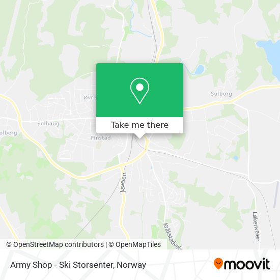 Army Shop - Ski Storsenter map