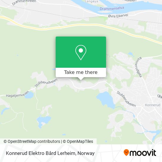 Konnerud Elektro Bård Lerheim map