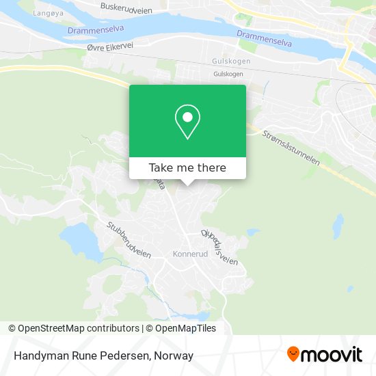 Handyman Rune Pedersen map