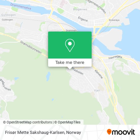 Frisør Mette Sakshaug-Karlsen map