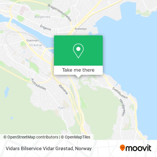 Vidars Bilservice Vidar Grøstad map