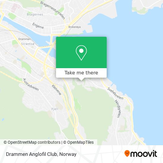 Drammen Anglofil Club map