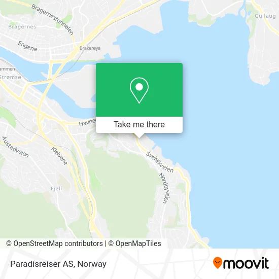 Paradisreiser AS map