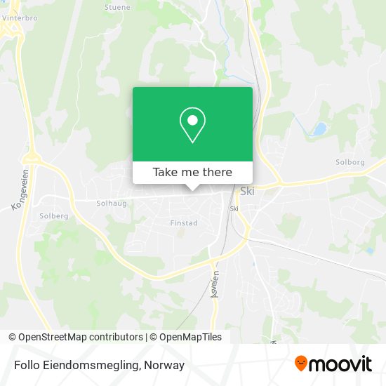 Follo Eiendomsmegling map