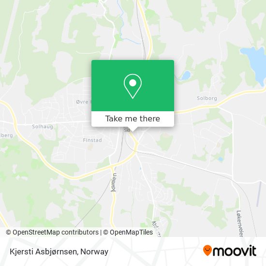 Kjersti Asbjørnsen map