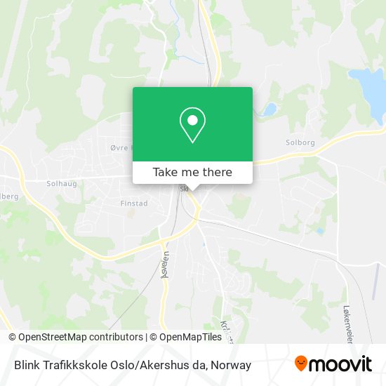 Blink Trafikkskole Oslo / Akershus da map