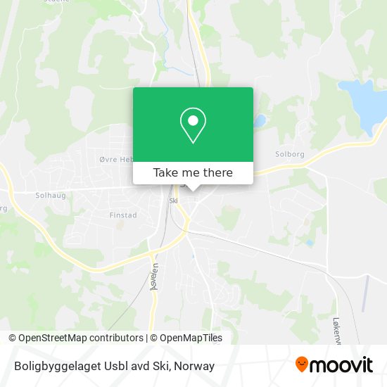 Boligbyggelaget Usbl avd Ski map