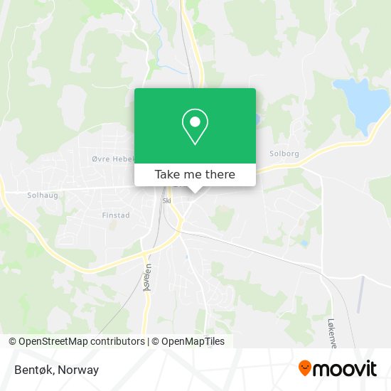 Bentøk map