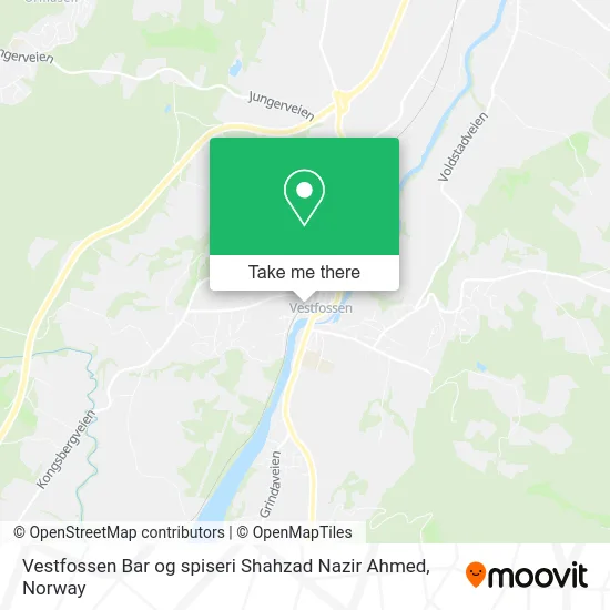 Vestfossen Bar og spiseri Shahzad Nazir Ahmed map