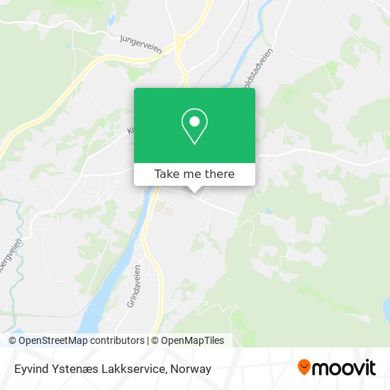 Eyvind Ystenæs Lakkservice map
