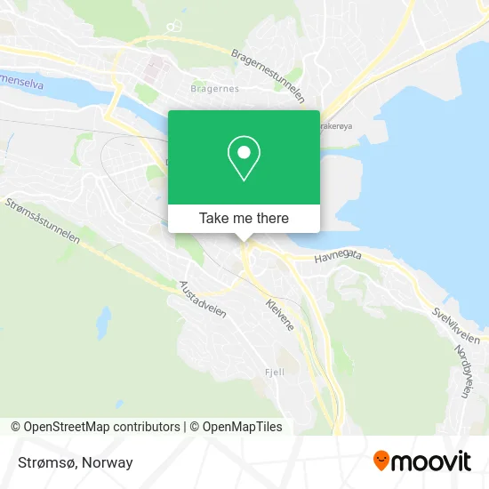 Strømsø map