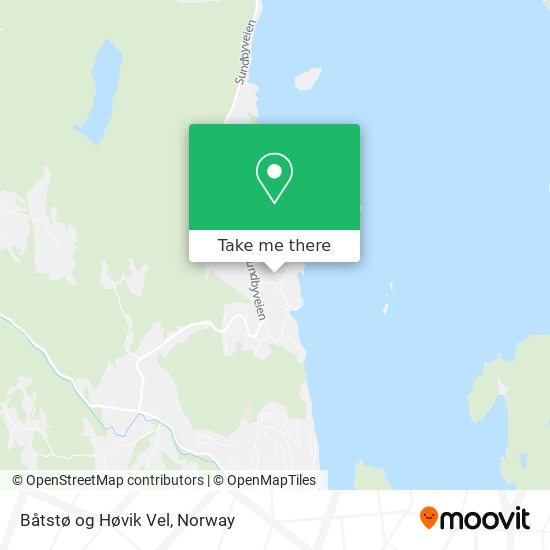 Båtstø og Høvik Vel map