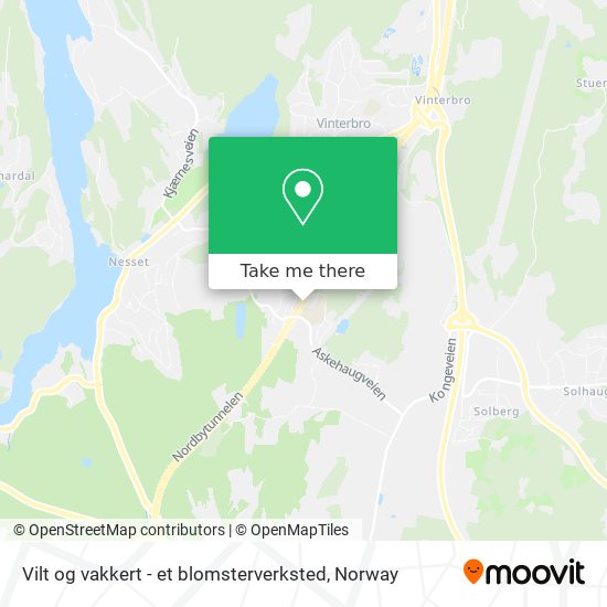 Vilt og vakkert - et blomsterverksted map