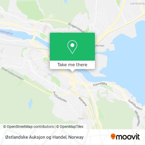 Østlandske Auksjon og Handel map