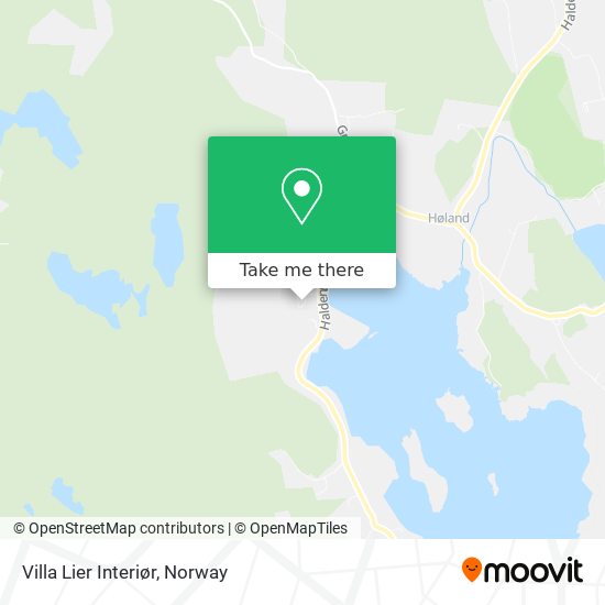 Villa Lier Interiør map