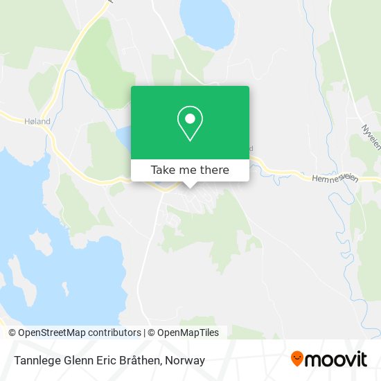 Tannlege Glenn Eric Bråthen map