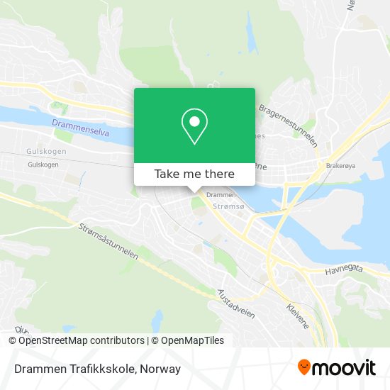 Drammen Trafikkskole map